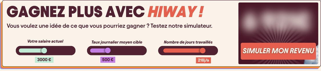 Bannière Simulateur revenu freelance