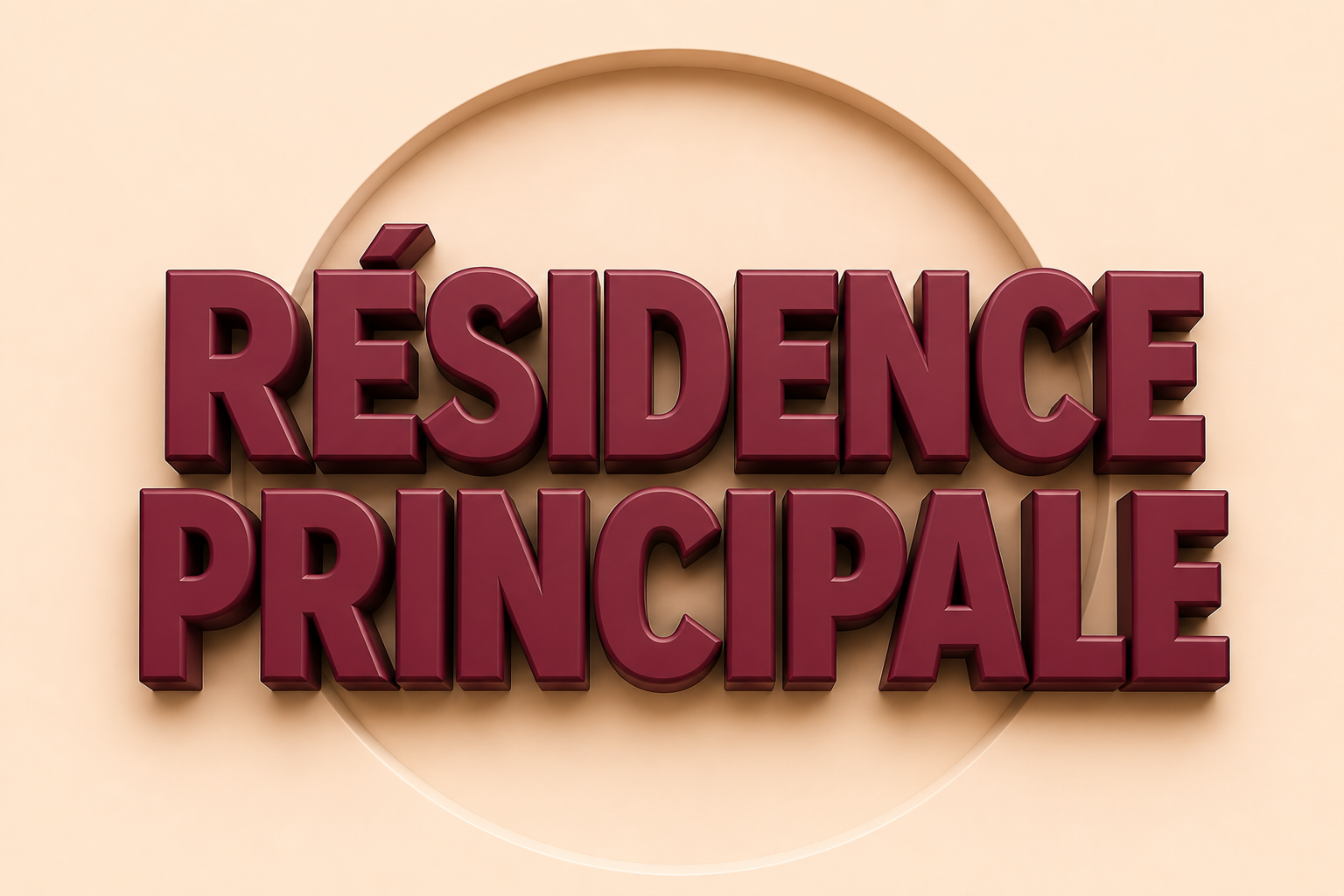 Résidence principale